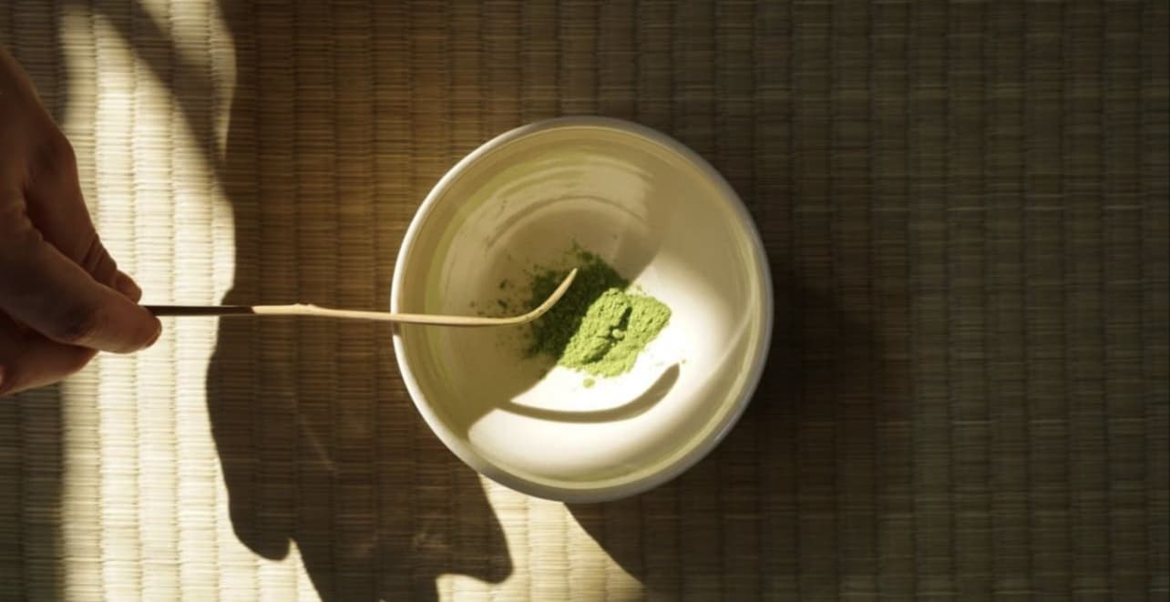 matcha on plate
