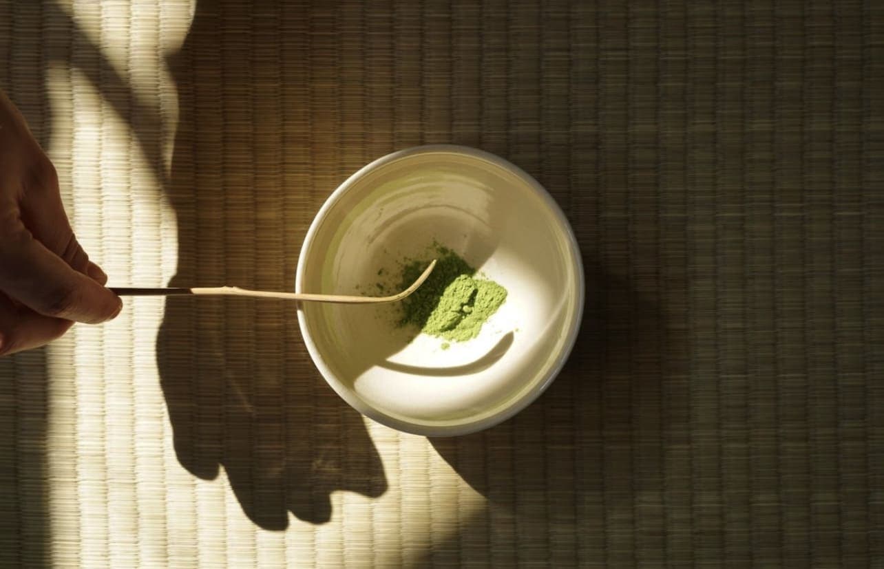 matcha on plate
